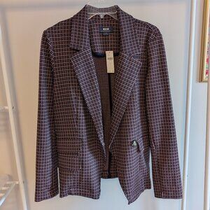 NWT Anthropologie Maeve College Knit Blazer, Size Large